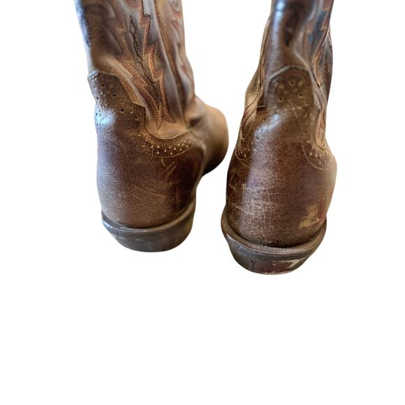 Justin SV2534 Sagan Brown Cowboy Boots Mens size 12 Western Utility - Picture 5 of 7